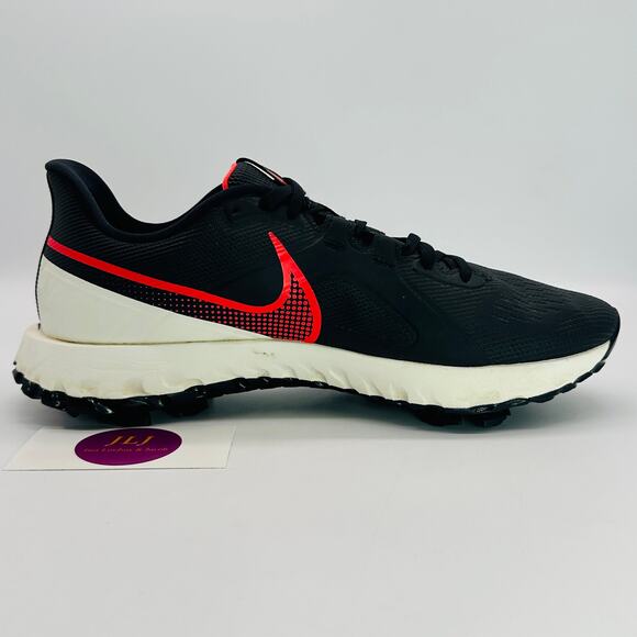 Nike Men's React Infinity Pro Black Crimson Golf Shoes CT6621-002 Size 9 Wide - Picture 7 of 11